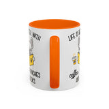Life Is Better With Frenchie -  Accent Coffee Mug