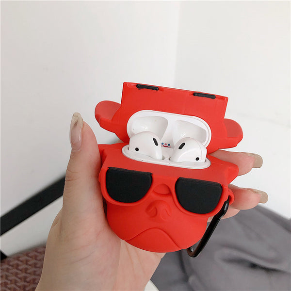 Protective French Bulldog AirPod Case