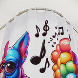 Colorful French Bulldog Shower Curtain