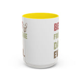 Best Frenchie DAD-  Accent Coffee Mug
