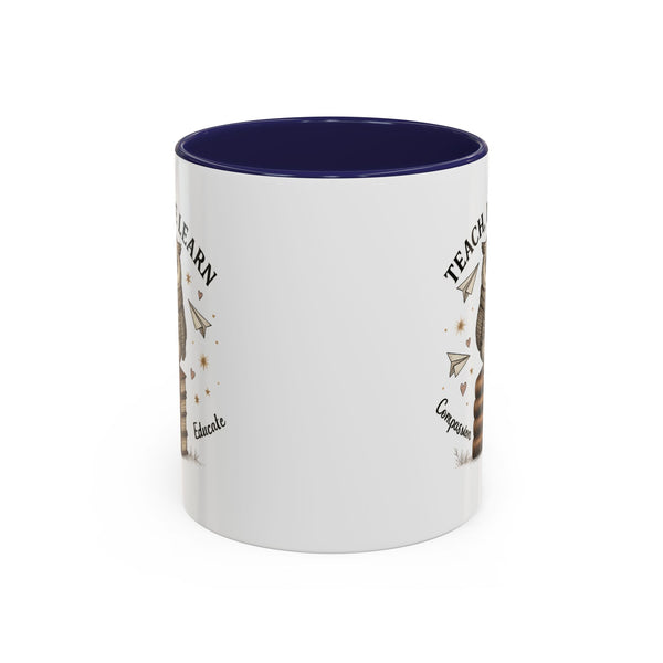 Teach, Love Learn Owl Coffee Mug