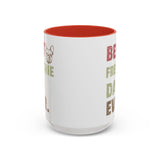 Best Frenchie DAD-  Accent Coffee Mug