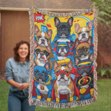 Artwork Heirloom Woven Blanket (Portrait)