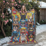 Artwork Heirloom Woven Blanket (Portrait)